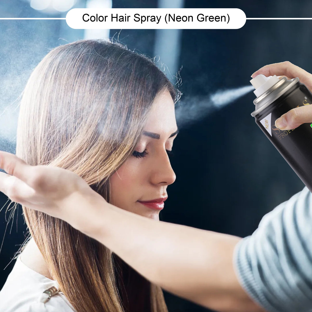 Color Hair Spray-Neon Green NGRN