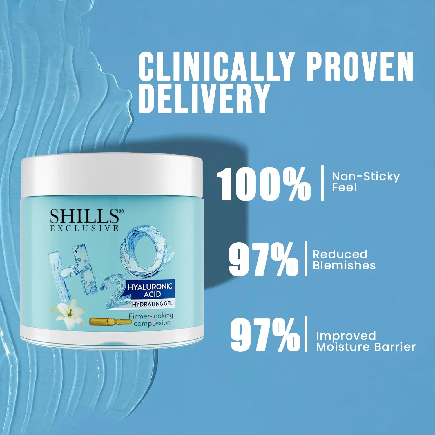 H2O Hyaluronic Acid Hydrating Gel - Shills Professional