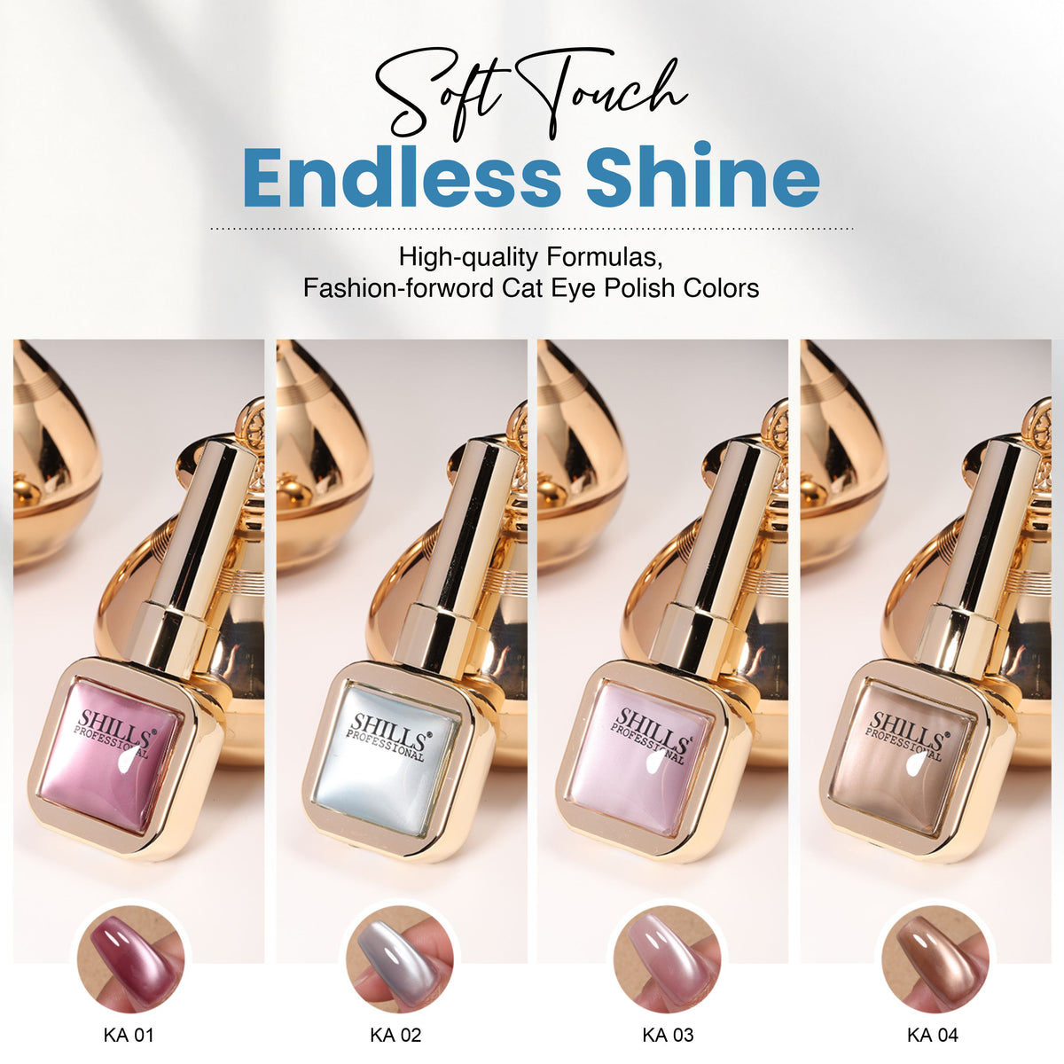 4pcs Cat Eye Set Karnataka Cosmic Glow