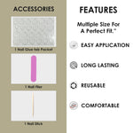 Glossy Solid Color Nails Square(SPN579-SPN604) - Shills Professional