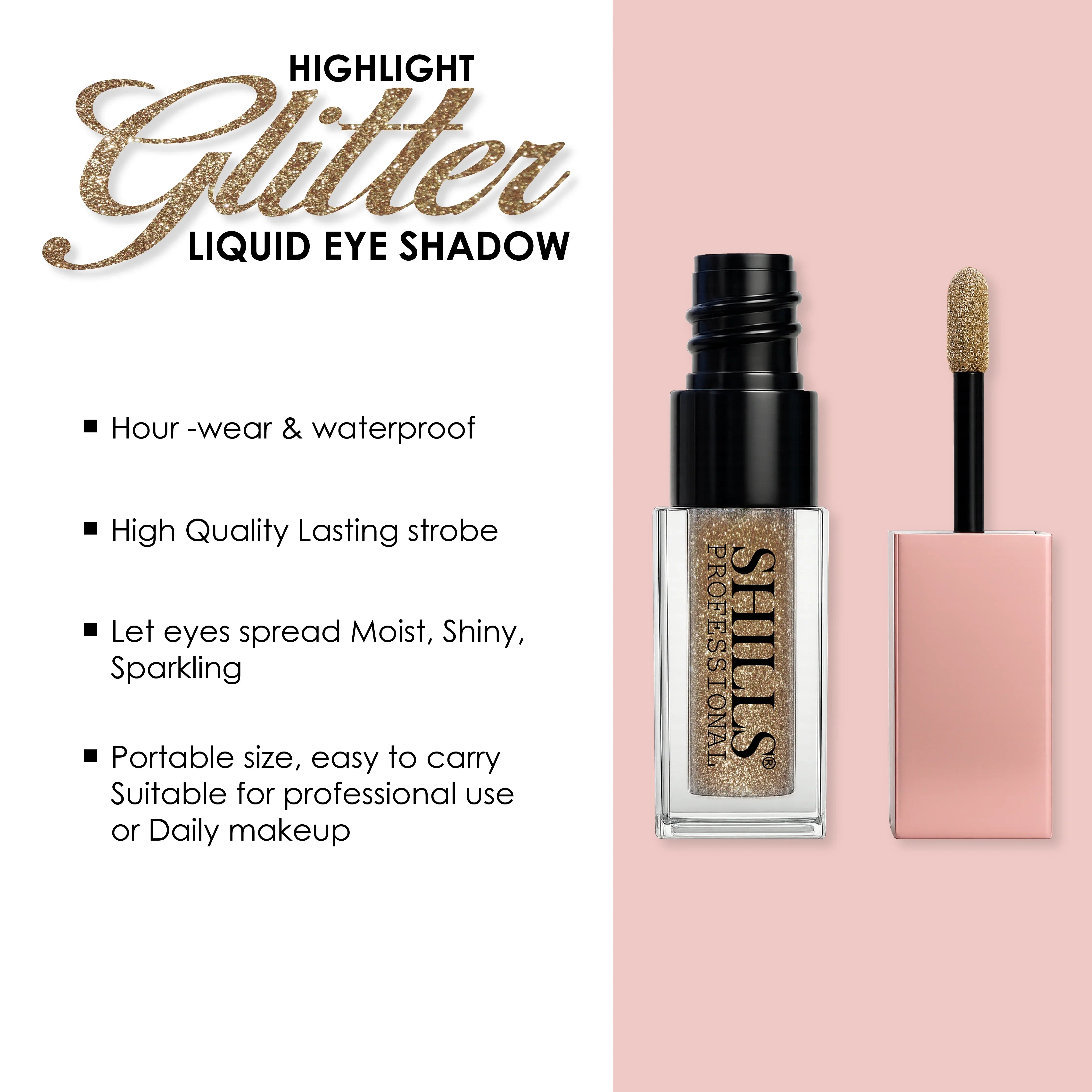 Glitter Liquid Eyeshadow - Shills Professional