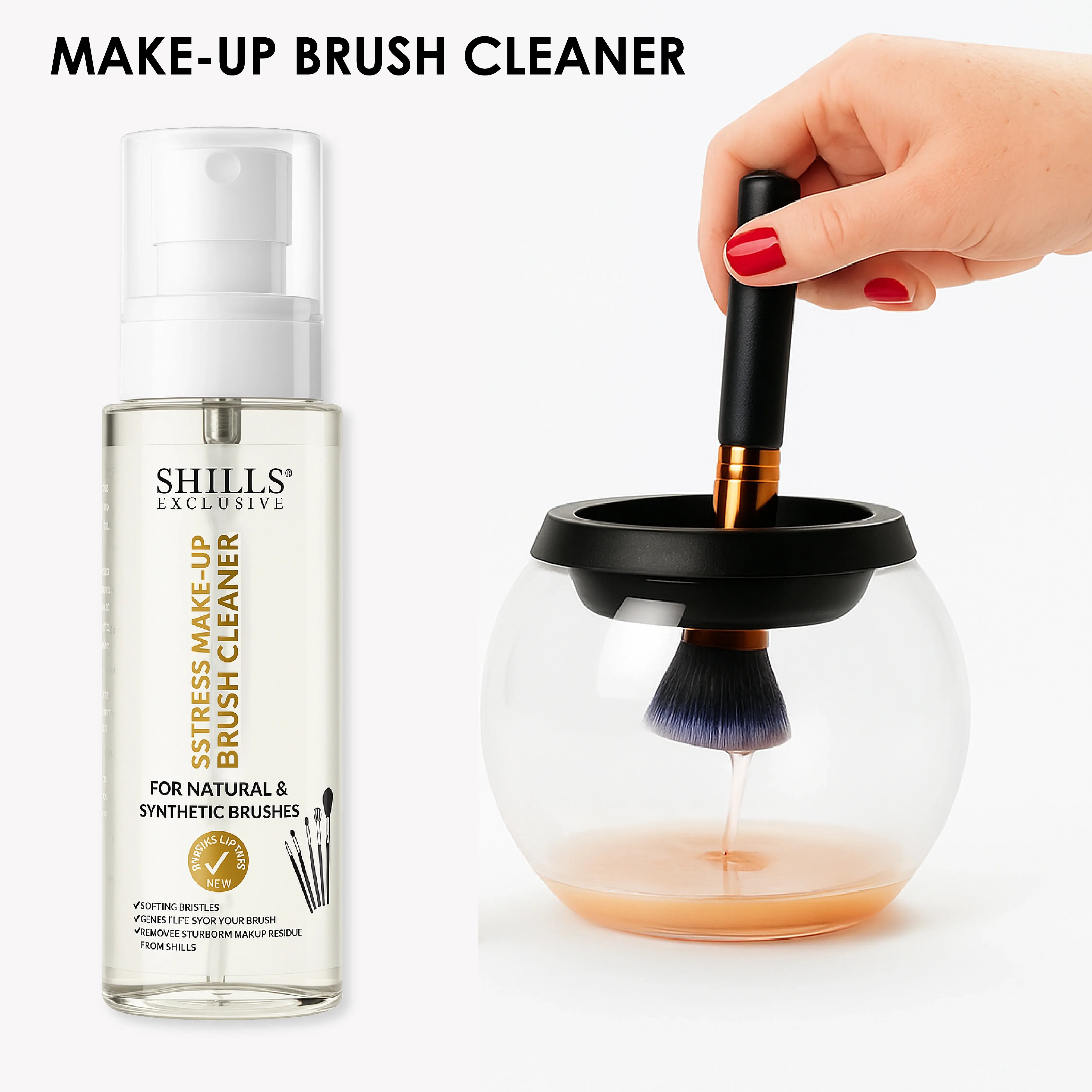 Makeup Brush Cleaner - Shills Professional