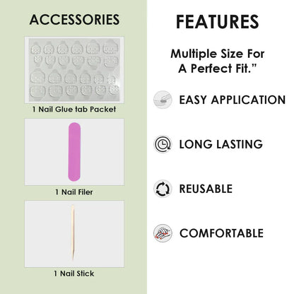 Cat Eye Effect Nails Oval(SPN747-SPN752) - Shills Professional