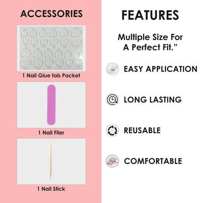 Nail Art Nails (SPN691-SPN692) - Shills Professional