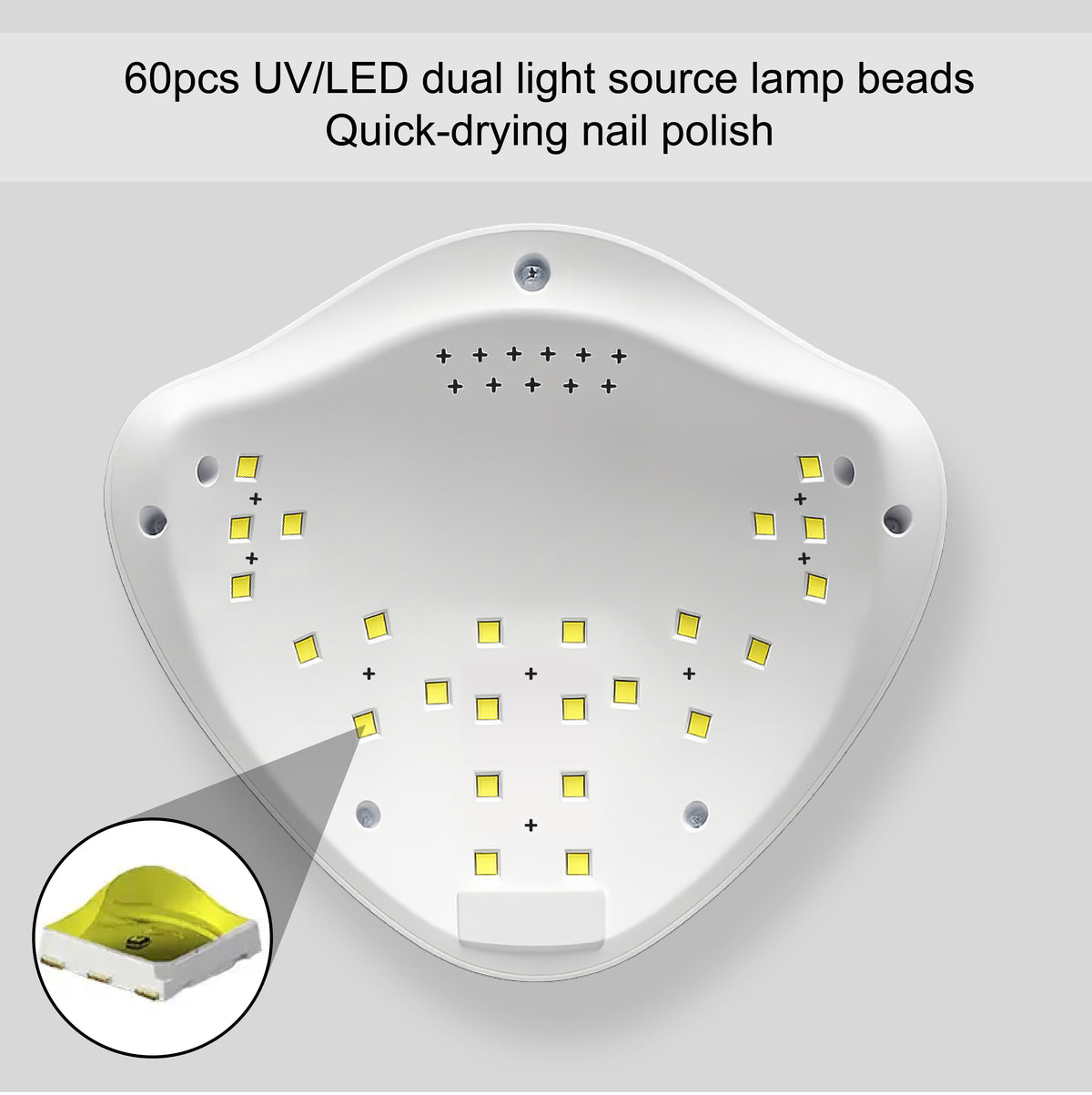48w Shills 5 Uv/Led Nail Lamp WHT