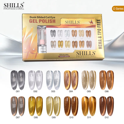 DUSK GLIDED CAT EYE GEL POLISH SET