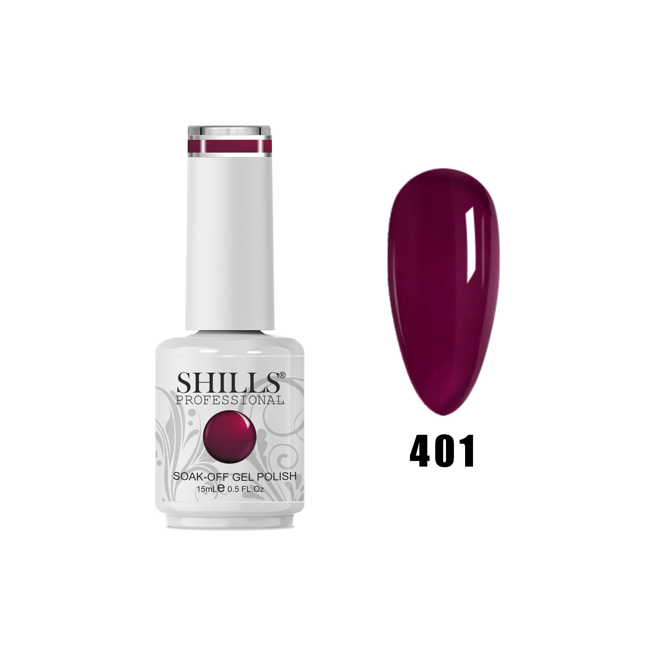Red Wine Gel Polish - Shills Professional
