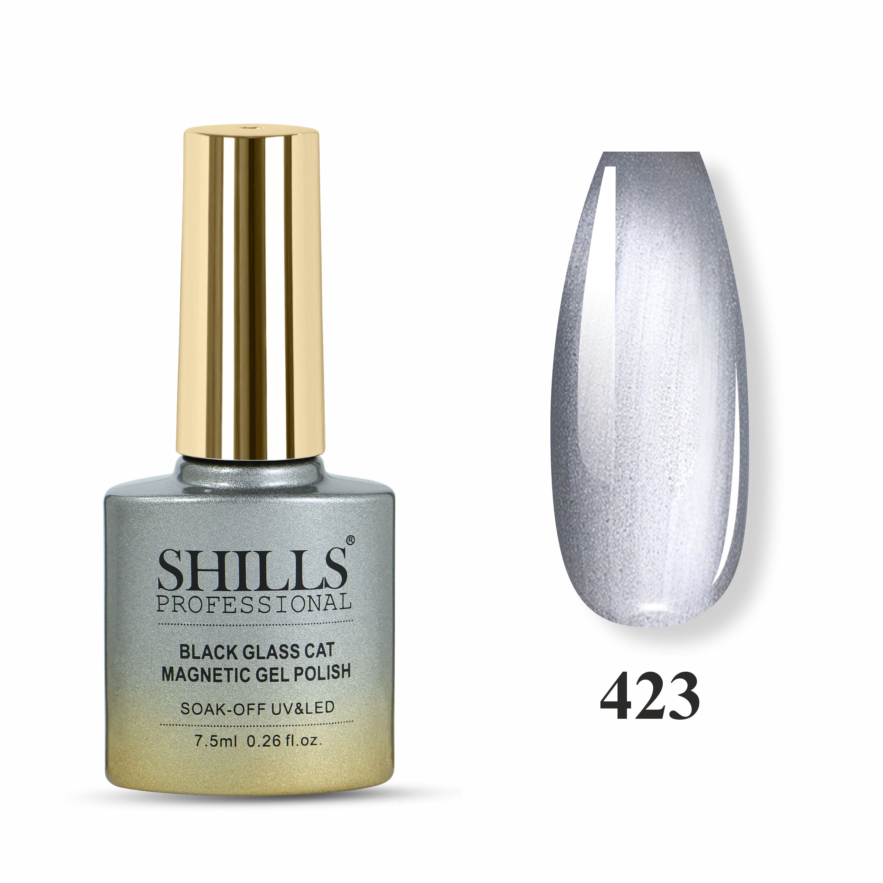 Black Glass Cat Magnetic Gel Polish