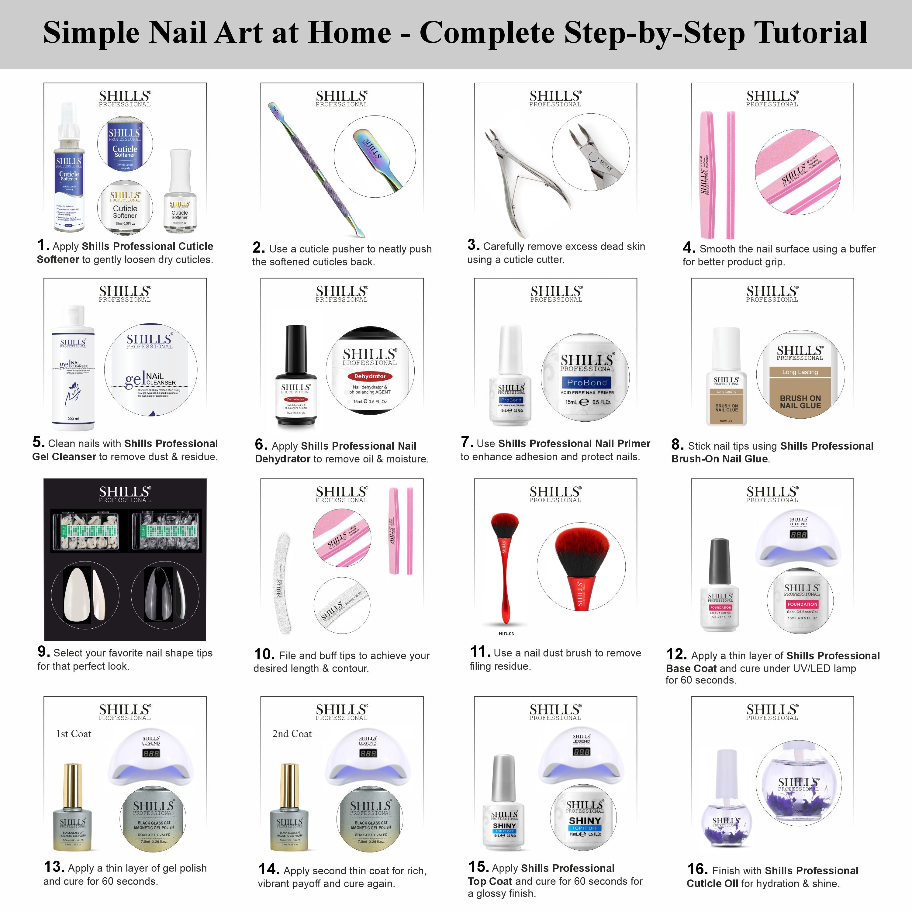 Black Glass Cat Magnetic Gel Polish