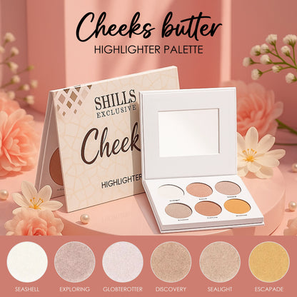 Cheeks Butter Highlighter Palette - Shills Professional