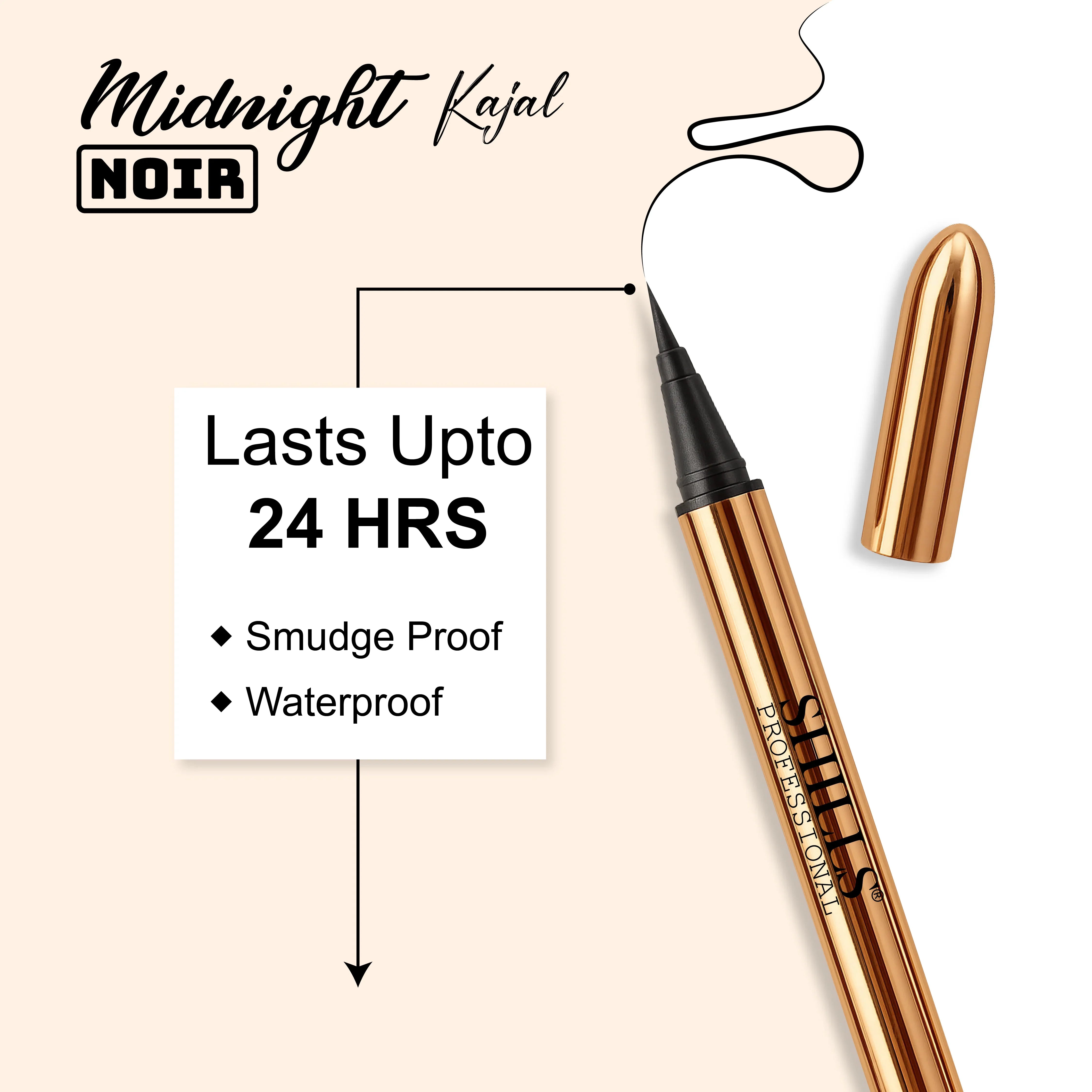 Midnight Noir Eyeliner - Shills Professional