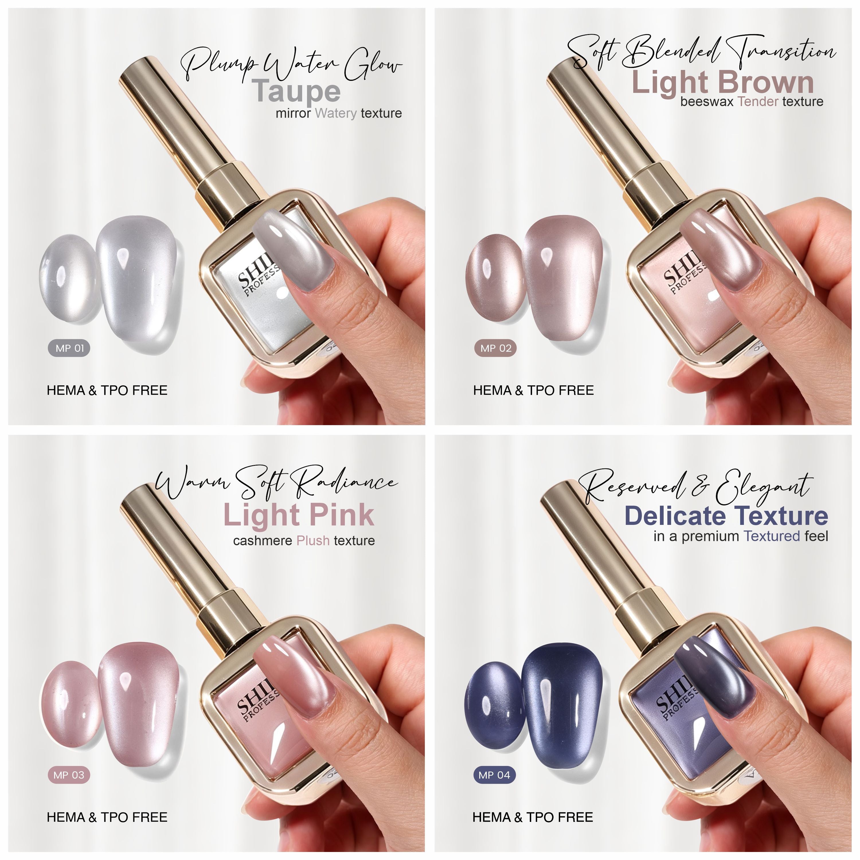 4pcs Cat Eye Set Madhya Pradesh Royal Reflection