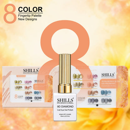 9D Diamond Cat Eye Gel Polish Set