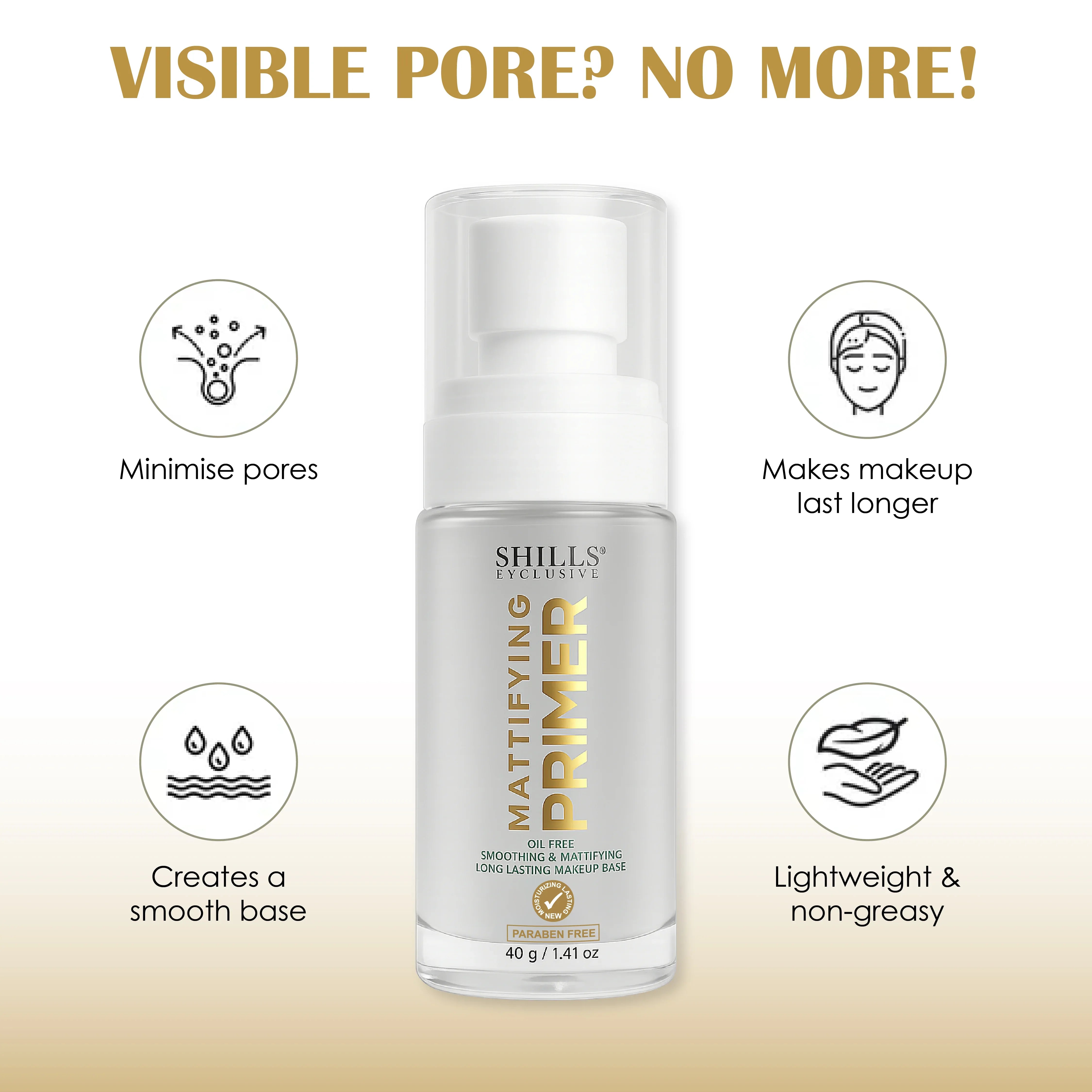 Make Up Base Mattifying Primer - Shills Professional