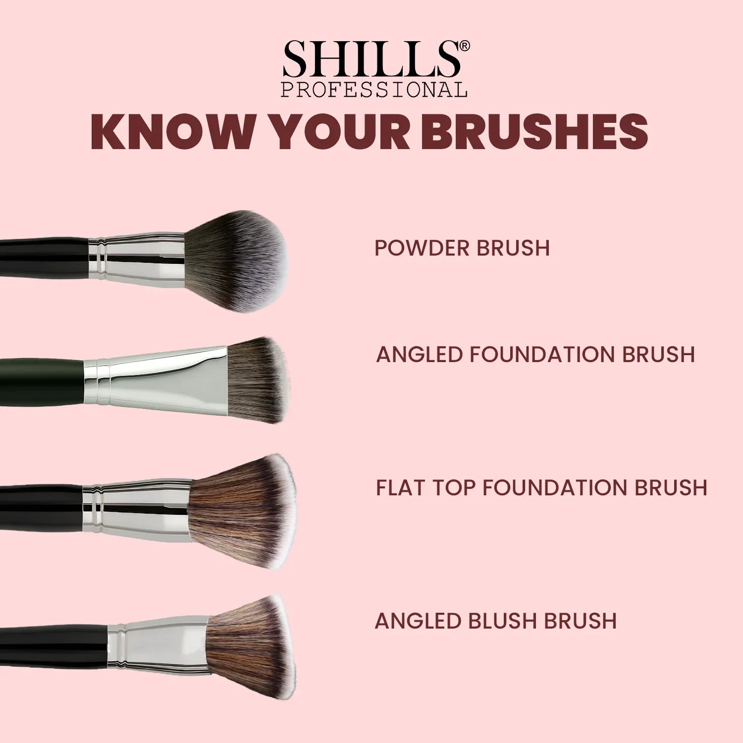 Make Up Brush Set - Shills Professional