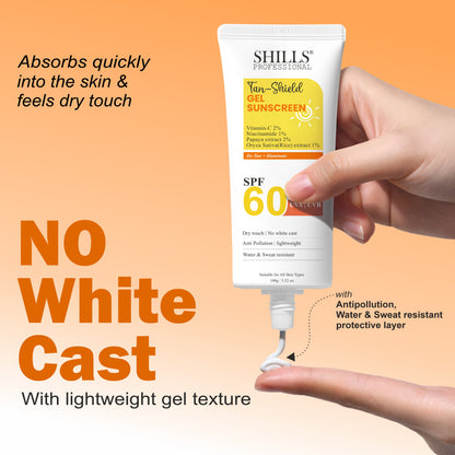 SHILLS Tan-Shield Gel Sunscreen SPF 60 PA+++