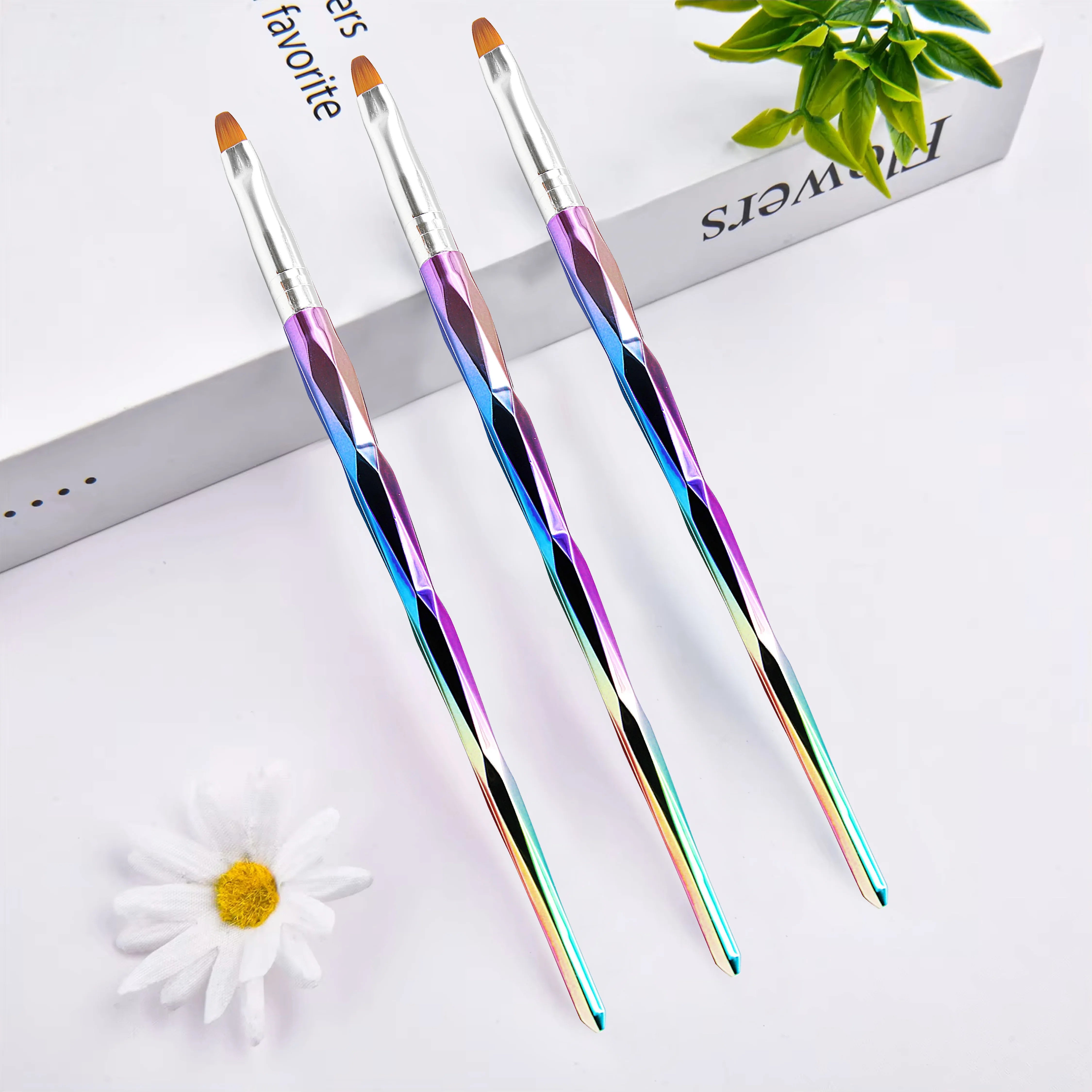 Nail Metal Rainbow Brush - Shills Professional