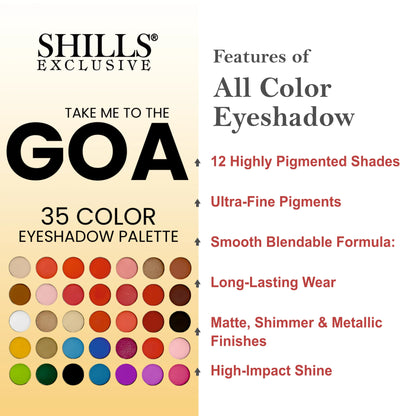 Take Me To The Goa Eyeshadow - Shills Professional
