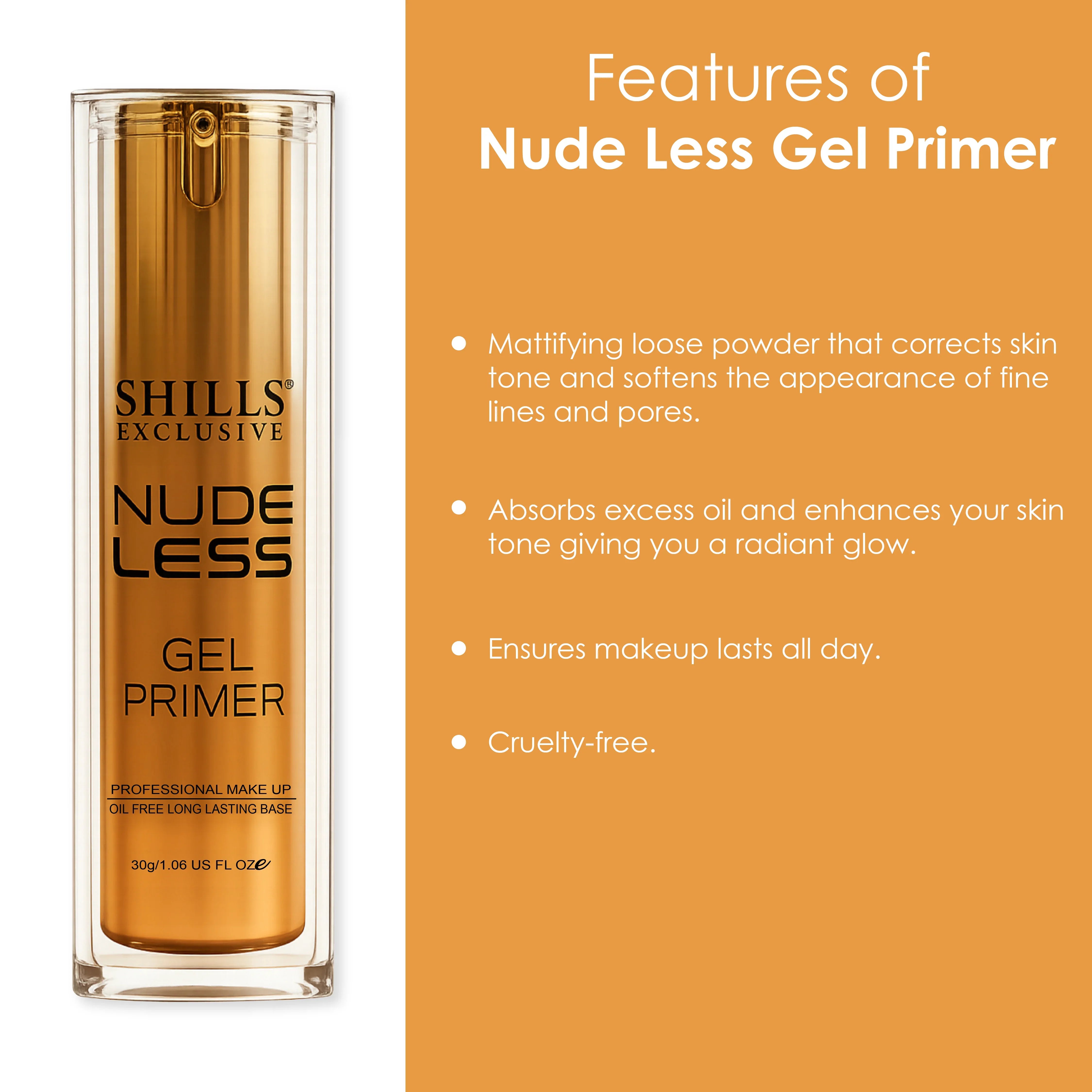 Nude Less Gel Primer - Shills Professional