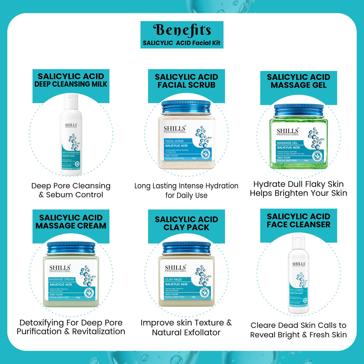 Salicylic Acid Facial Kit 800G GRN