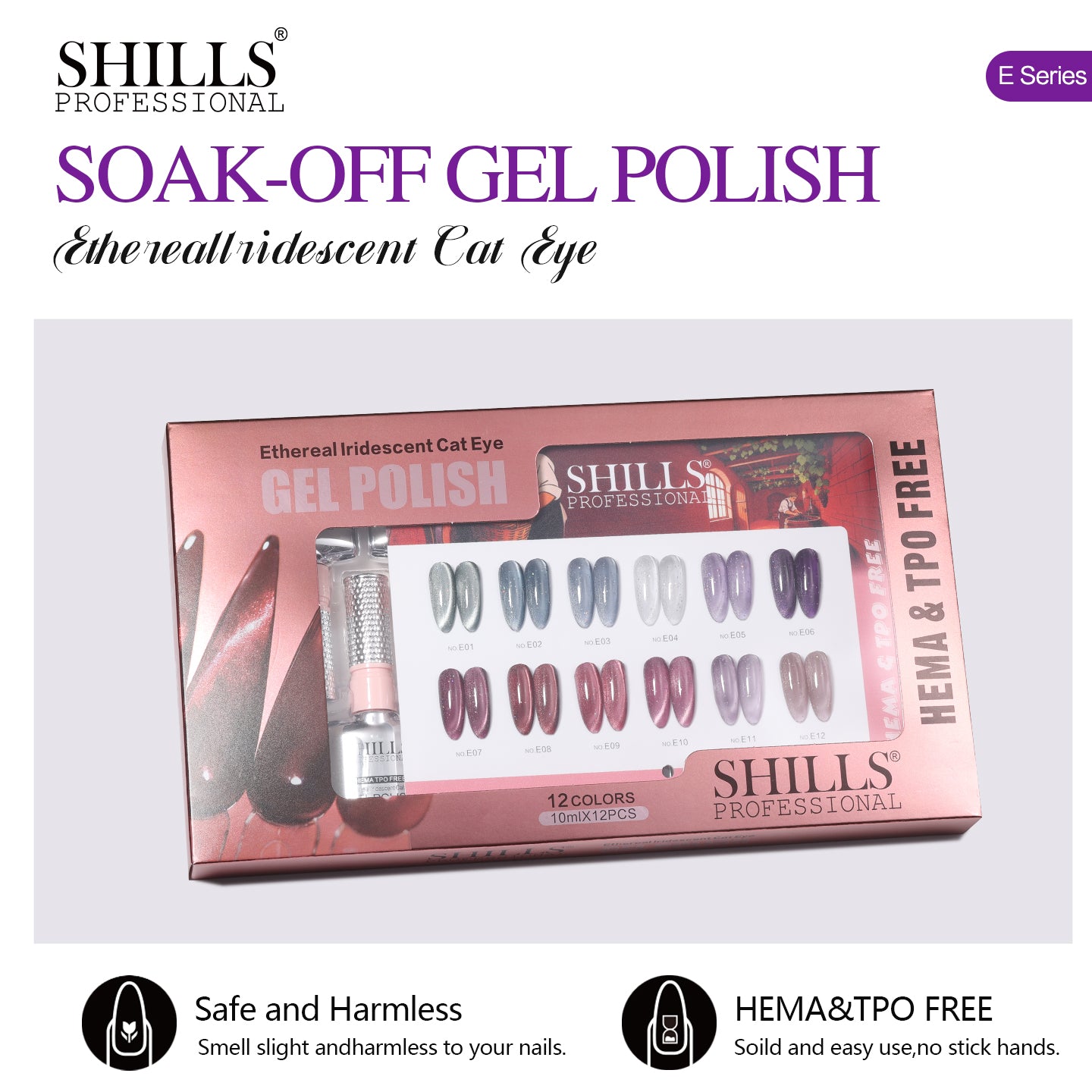 ETHEREAL IRIDESCENT CAT EYE GEL POLISH SET