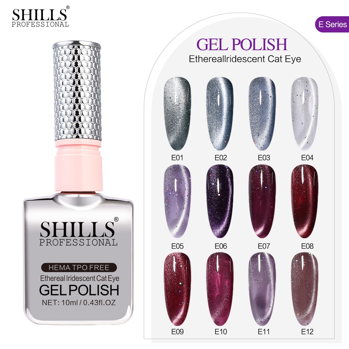 ETHEREAL IRIDESCENT CAT EYE GEL POLISH SET