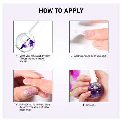 Nail Care Kit with Cuticle Oil & Nail Prep