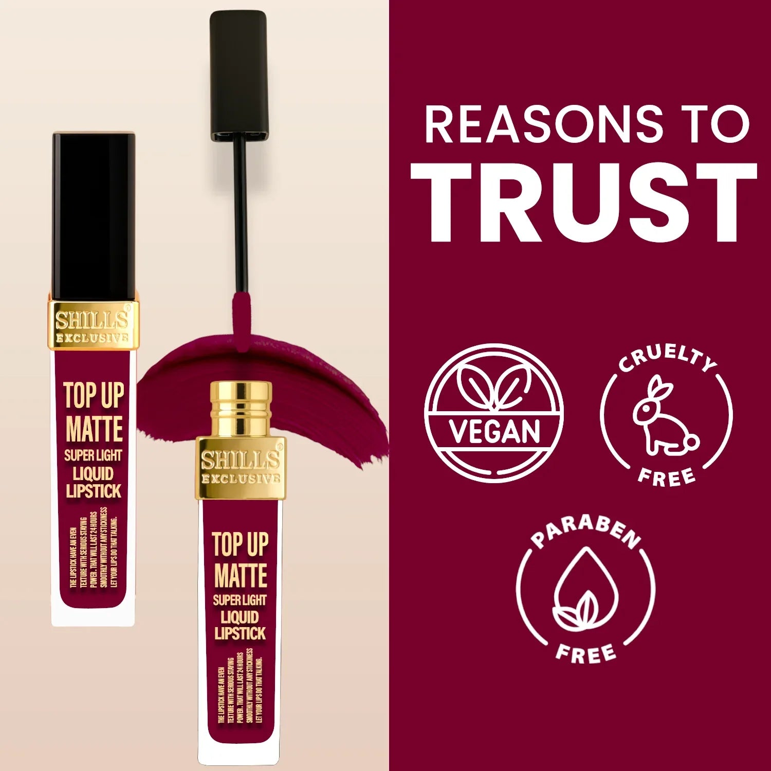 Top Up Matte Lipstick - Shills Professional