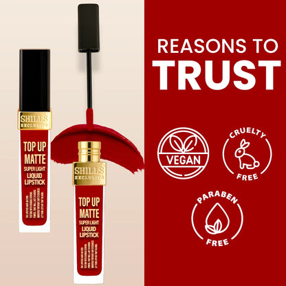Top Up Matte Lipstick - Shills Professional