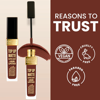 Top Up Matte Lipstick - Shills Professional
