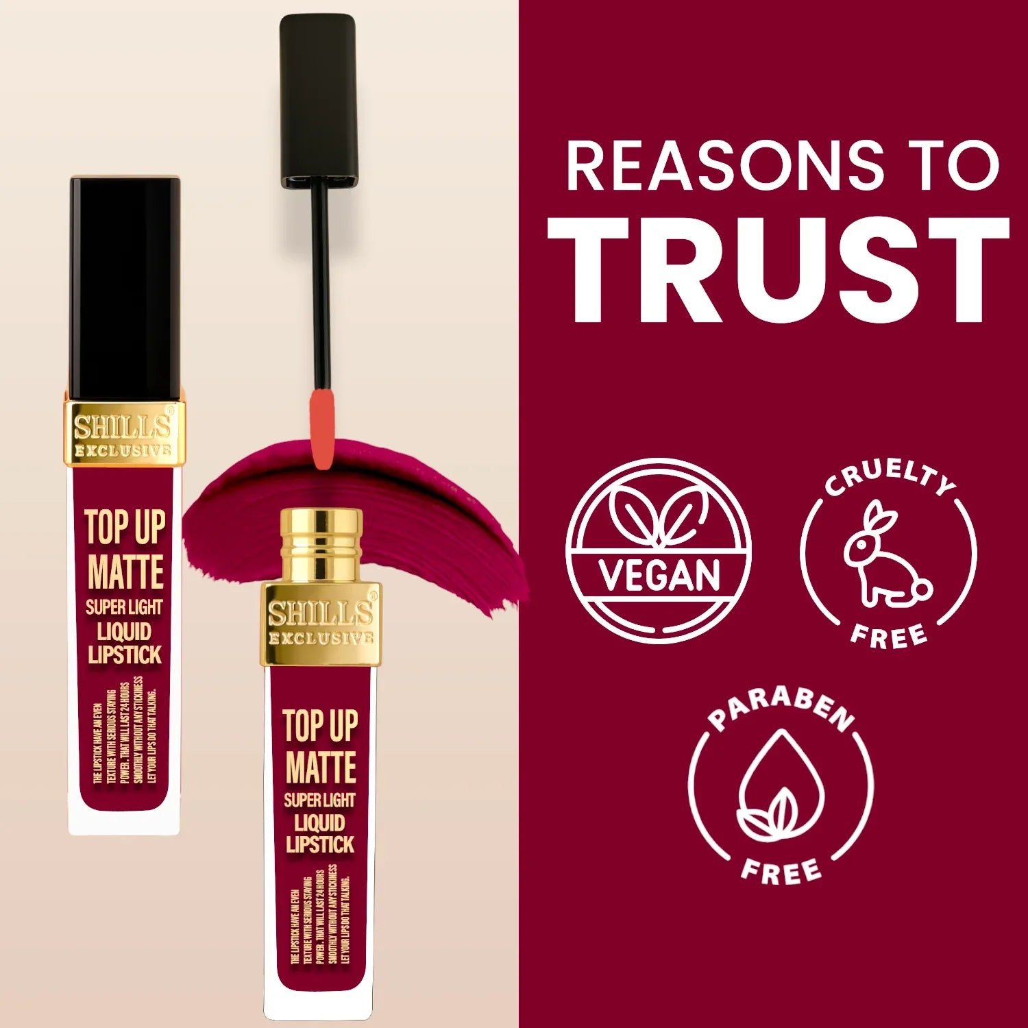 Top Up Matte Lipstick - Shills Professional