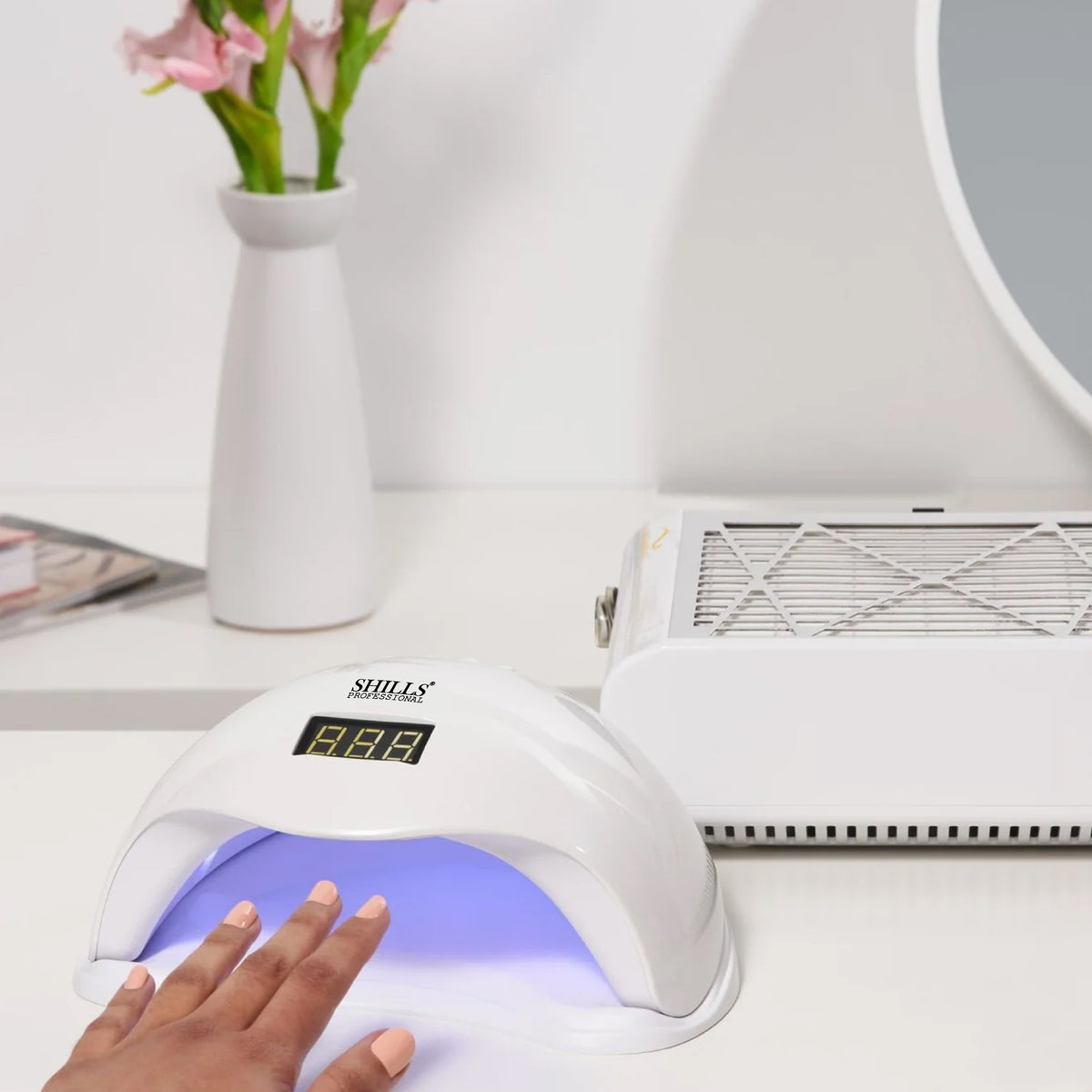 48w Shills 5 Uv/Led Nail Lamp WHT