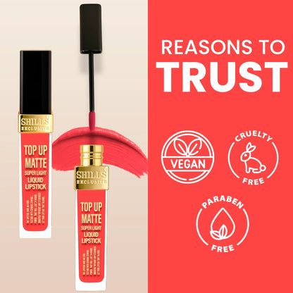 Top Up Matte Lipstick - Shills Professional
