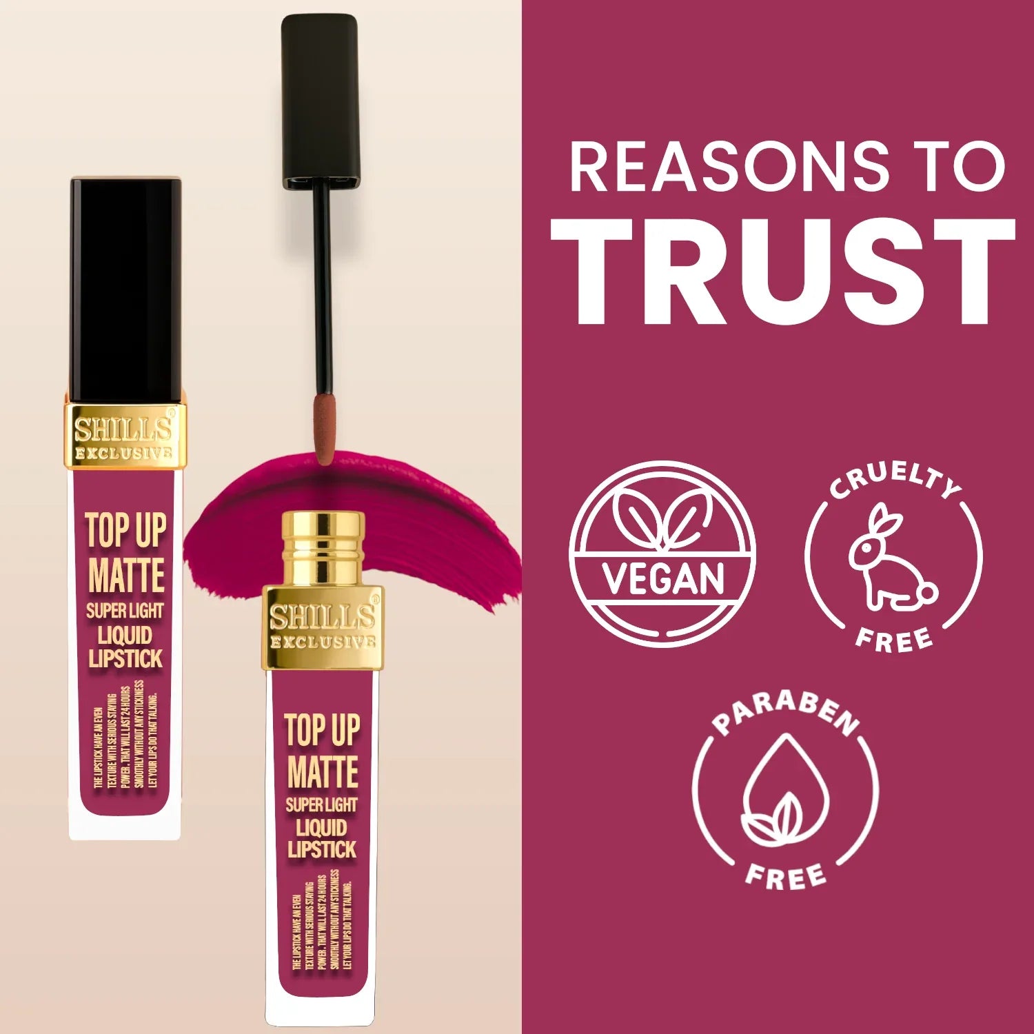 Top Up Matte Lipstick - Shills Professional