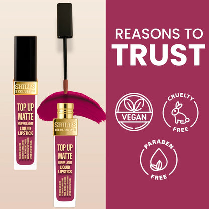 Top Up Matte Lipstick - Shills Professional