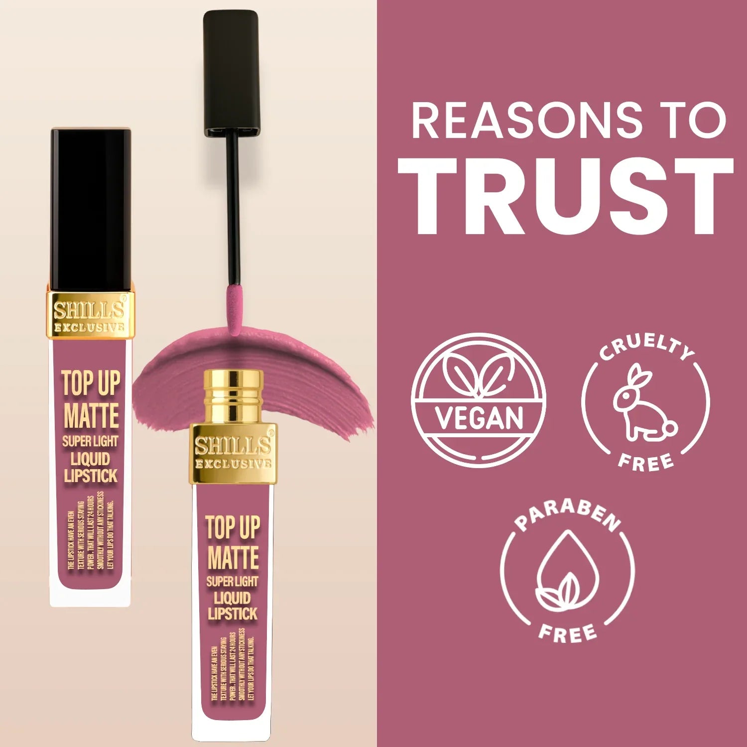 Top Up Matte Lipstick - Shills Professional