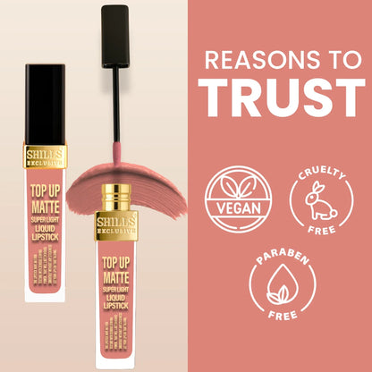 Top Up Matte Lipstick - Shills Professional