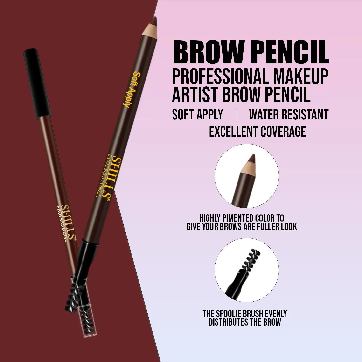 SOFT APPLY ARTIST EYEBROW PENCIL - Shills Professional