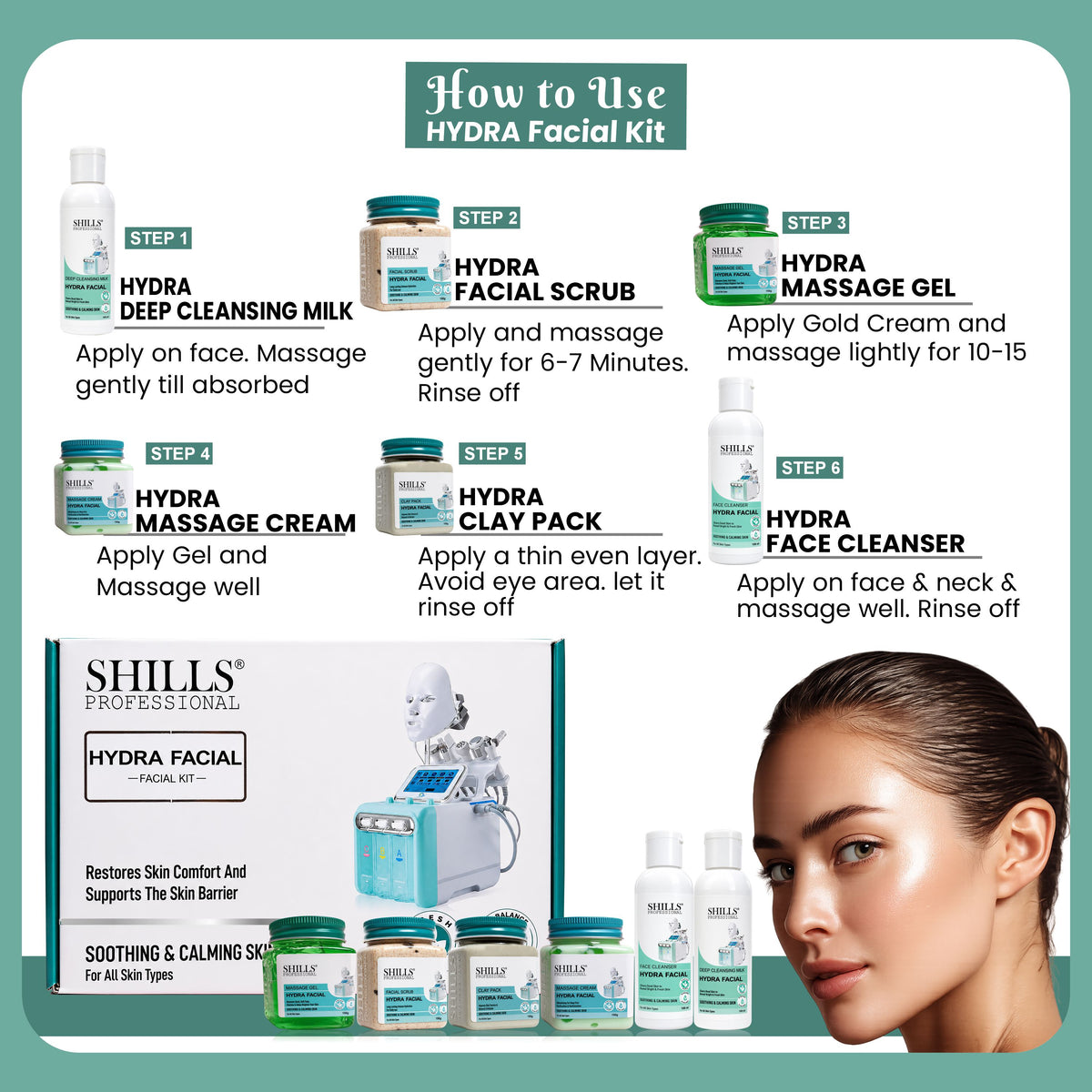Hydra Facial Kit 800G BLU