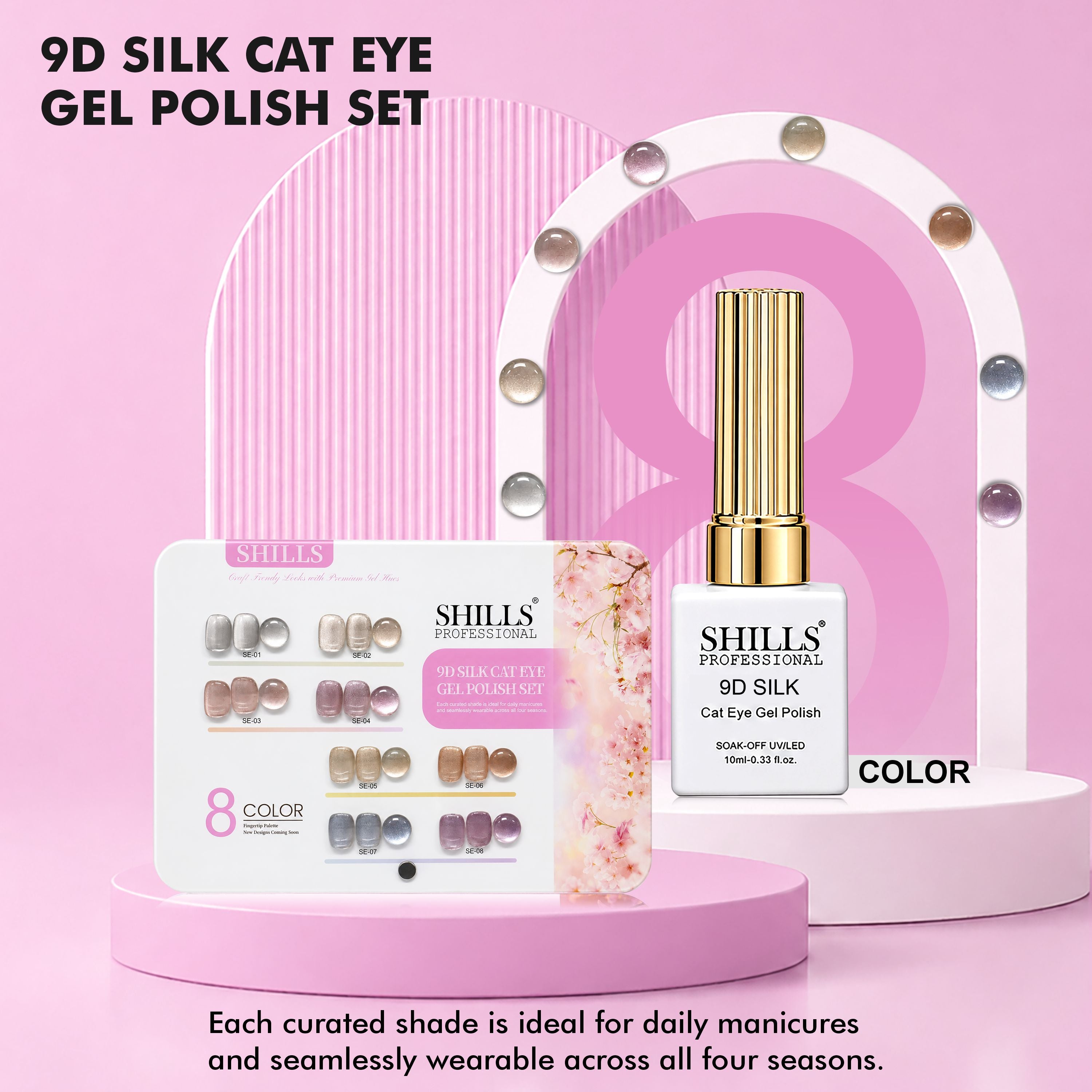 9D Silk Cat Eye Gel Polish Set