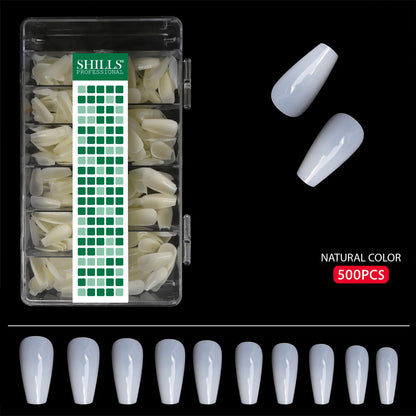 Soft Gel Matte T-Shape Tips-PT19-NATURAL - Shills Professional