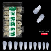 Soft Gel Matte T-Shape Tips-PT19-NATURAL