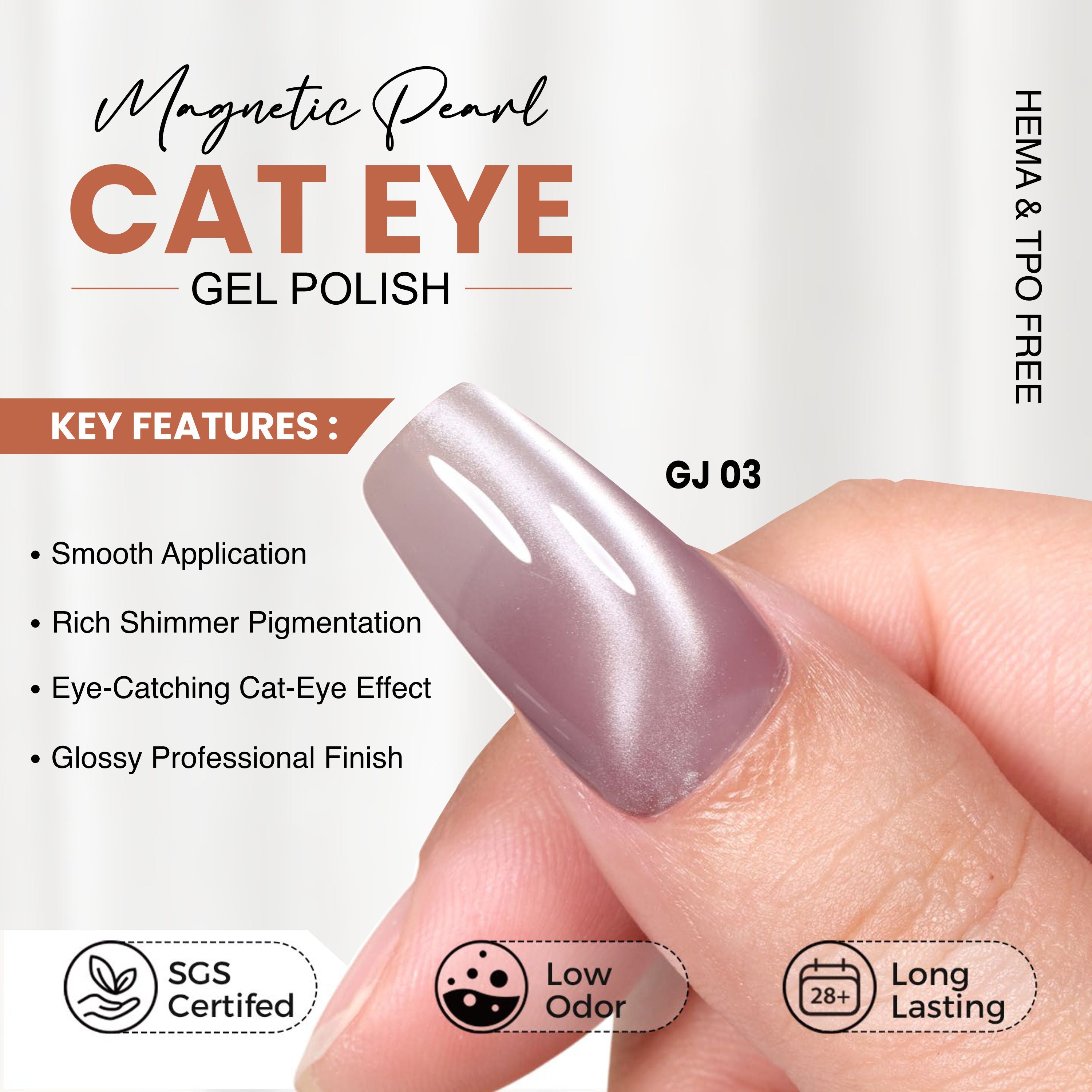 4pcs Cat Eye Set Gujarat Golden Galaxy