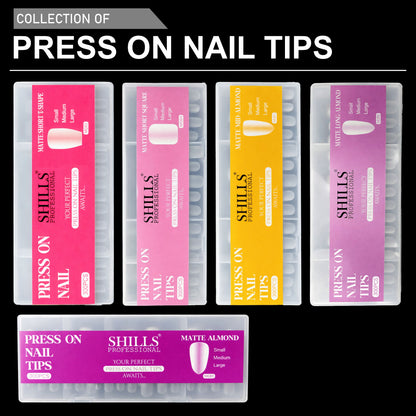Press On Nail Tips – Matte Short Square