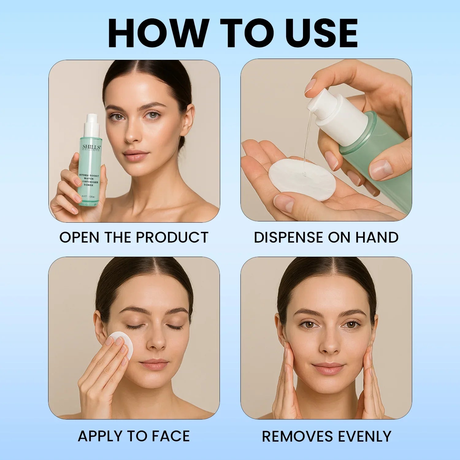 Hydra Boost Water Moisturizing Toner - Shills Professional