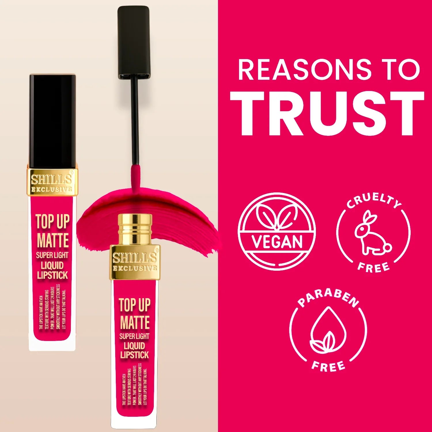 Top Up Matte Lipstick - Shills Professional