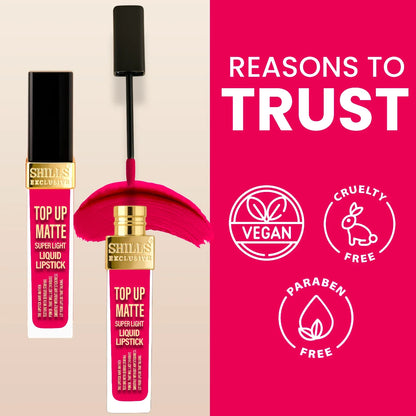 Top Up Matte Lipstick - Shills Professional
