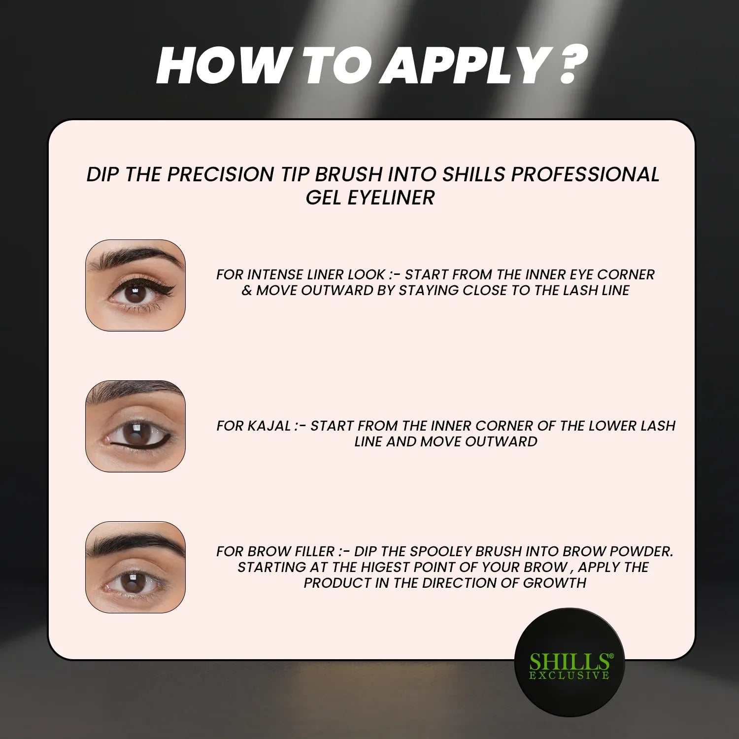 Gel Eyeliner - Shills Professional