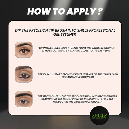 Gel Eyeliner - Shills Professional