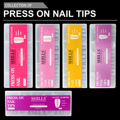 Press On Nail Tips – Matte Short T-Shape